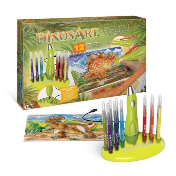 Sada omaľovánok DinosArt Airbrush 021591