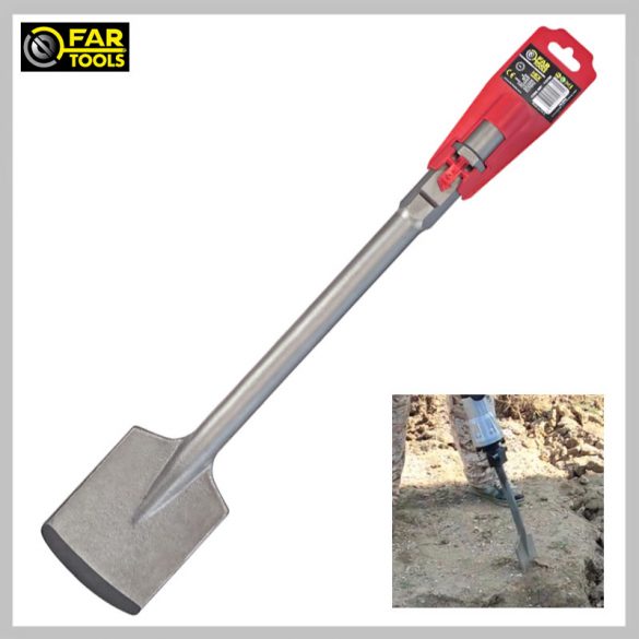 FAR-TOOLS 140 mm HEX30 rýľový sekáč 115780