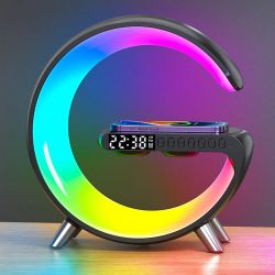   ClockWave RGB Inteligentná Lampa, Rýchle Nabíjanie, Bezdrôtová, So Reproduktormi