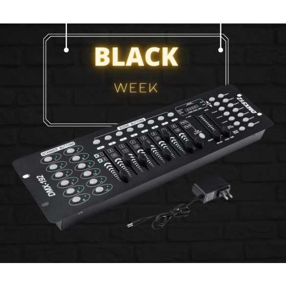 DMX-192 Ovládač svetelných efektov, ovládač (192CH, DMX512)- BLACK FRIDAY