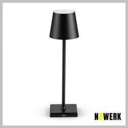   Maxx-World N8Werk LED stolná lampa s dotykovým spínačom 3V čierna DS00263-L