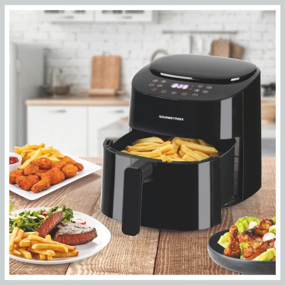 GOURMETMAXX teplovzdušná fritéza / Airfryer digitálna 4,5L 1400W DS11822-L