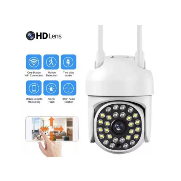 JORTAN WIFI IP INTELIGENTNÁ KAMERA, 8 LED, FAREBNÁ - JT-8161QJ