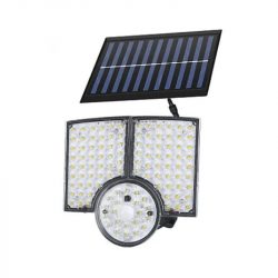   Solárna lampa s 3 nastaviteľnými pohybovými senzormi a 112 LED KE23-453