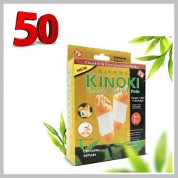 Kinoki detoxikačné náplasti na chodidlá 50 ks – Akcia