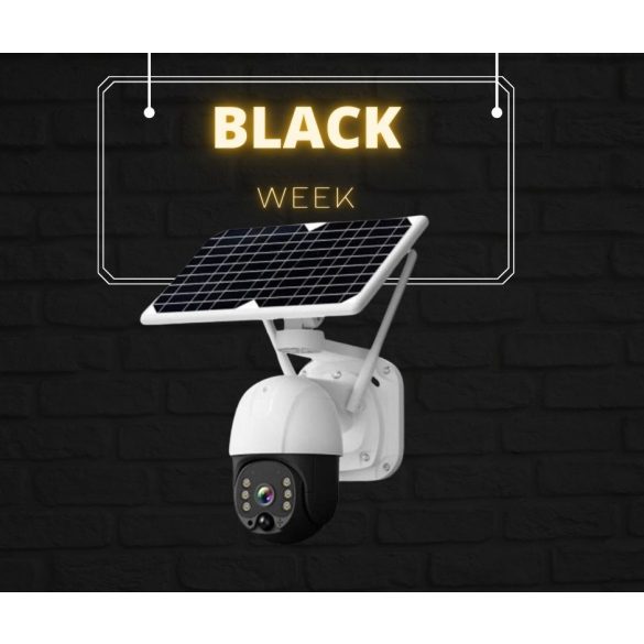 THO inteligentná solárna bezpečnostná kamera 1080p PTZ CAM-601- BLACK FRIDAY