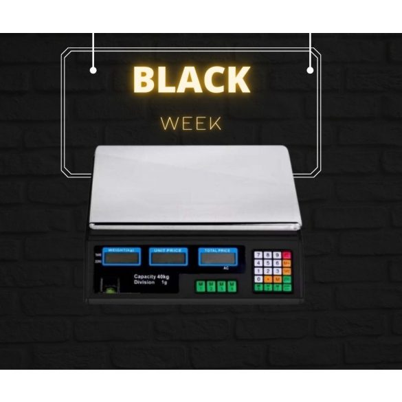 Digitálna cenová váha Vertie - 40 kg TD-8888- BLACK FRIDAY