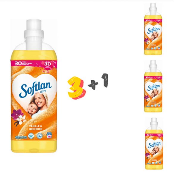 SOFTLAN Ultra vanilka aviváž 1 liter 45 praní 3+1 Výpredaj! ZT-8998610A