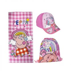   Peppa Pig uterák a baseballová čiapka v taške ZT2200010144