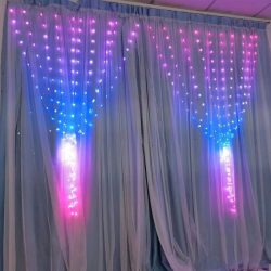   Dizajnový záves - 2x2 metre, ovládaný aplikáciou - 400 LED holm8347